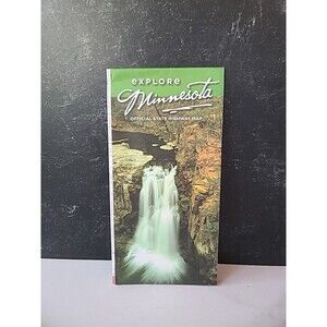 Explore Minnesota Official State Highway Map Vintage